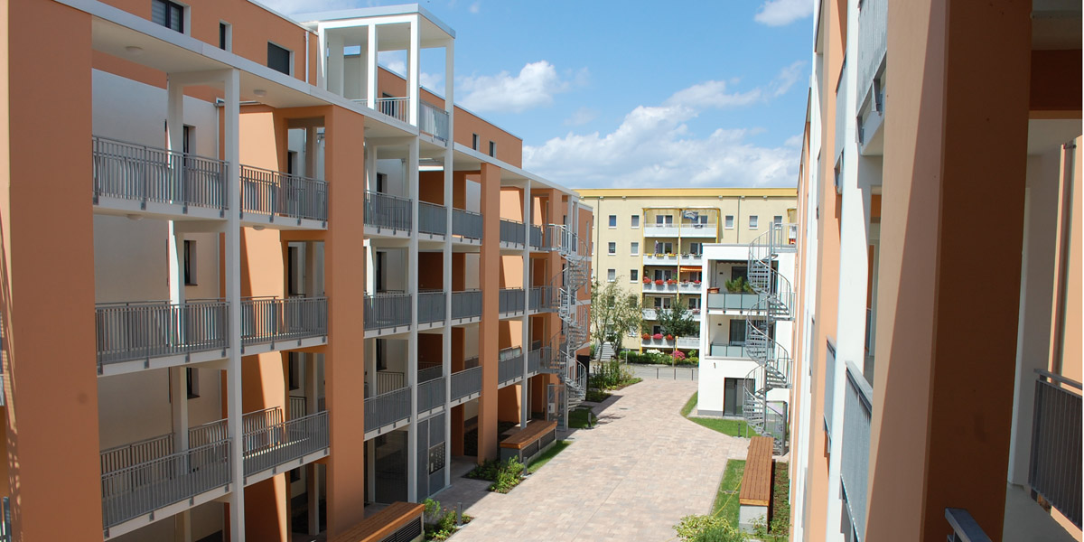 eine barrierefreie Neubausiedlung in Teltow
