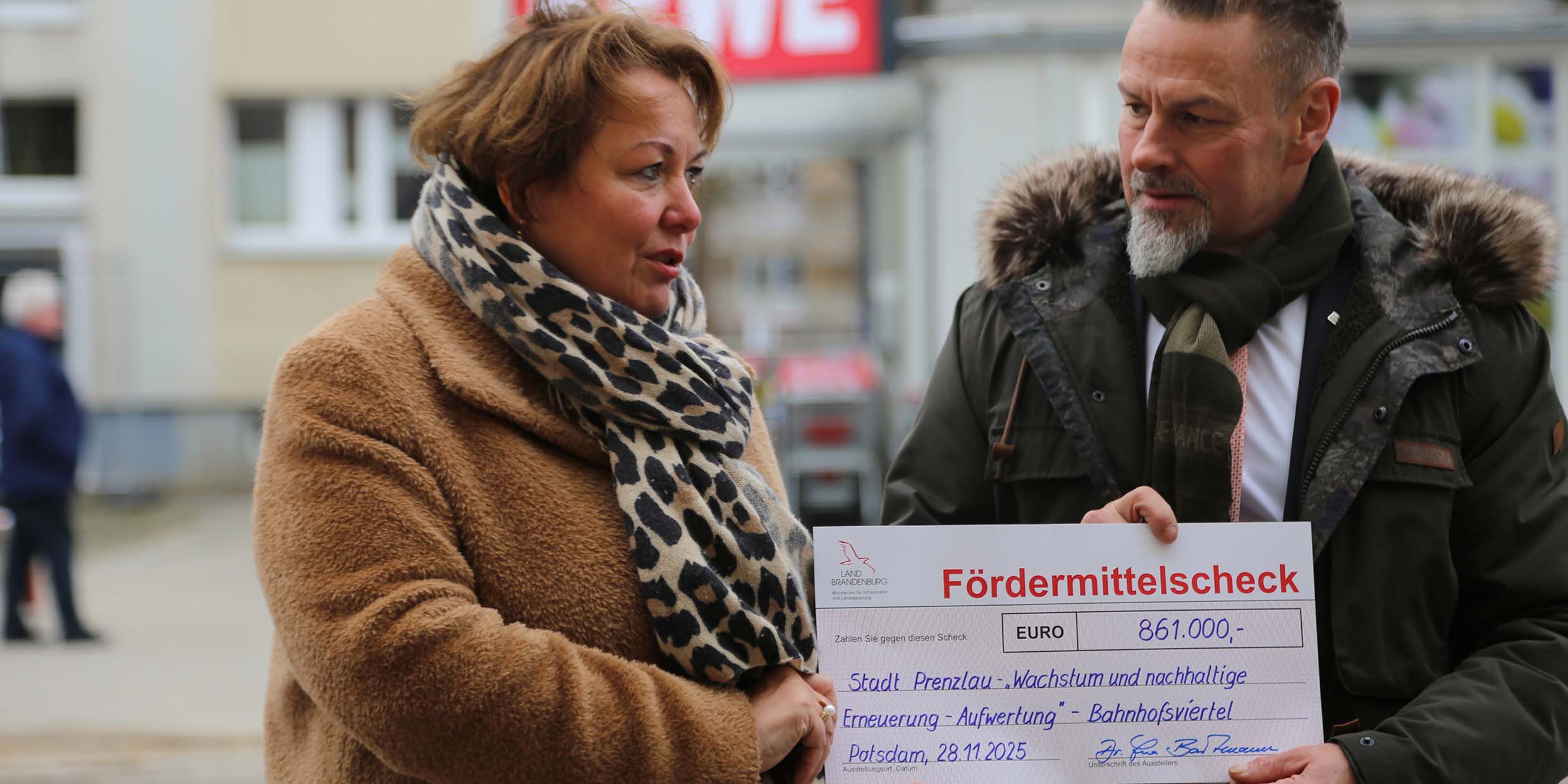 Verkehrsfreigabe Prenzlau-ZWB Stadtbauförderung
