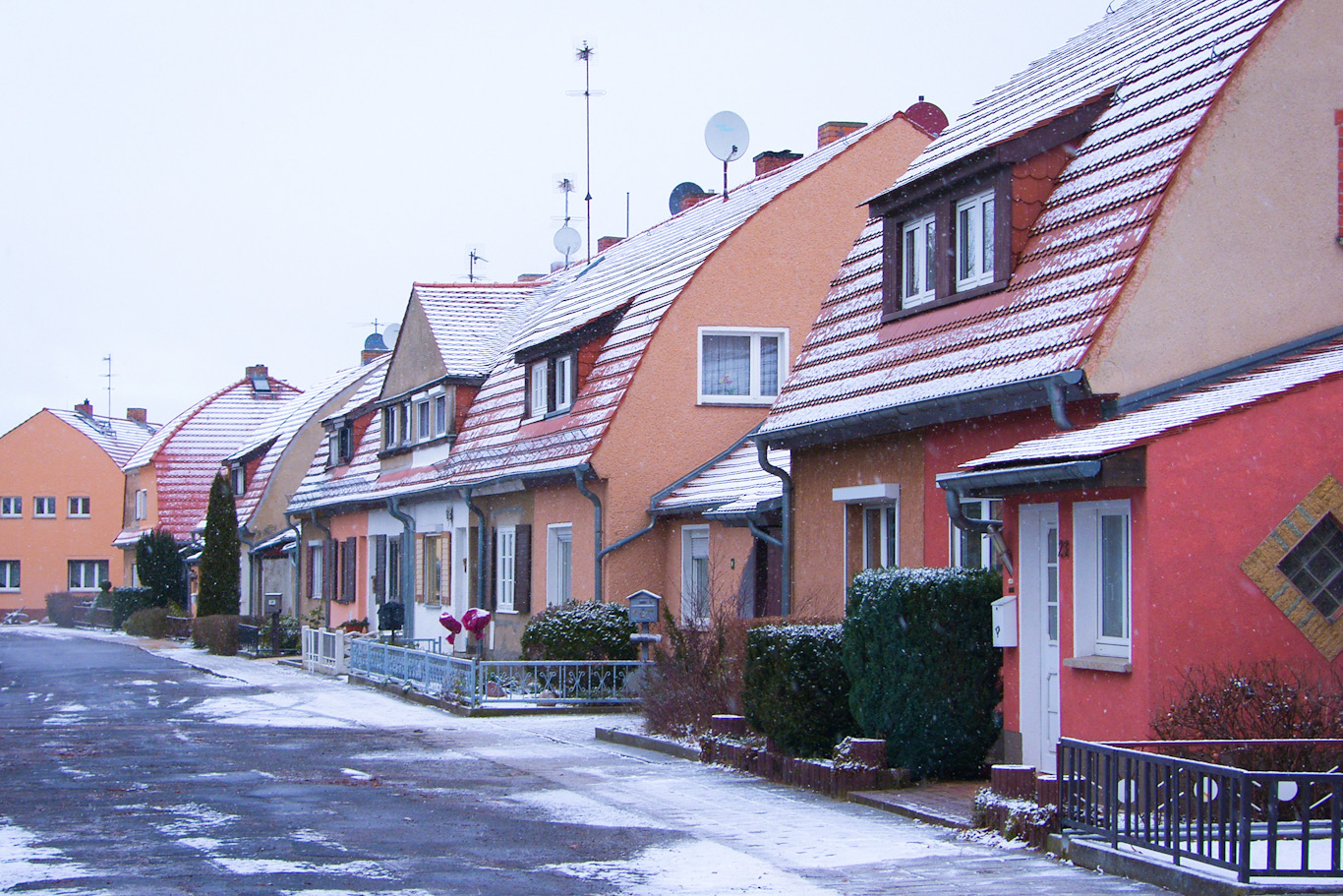 Die Stadt Luckenwalde erhielt für die unter Denkmalschutz stehende Siedlung ‘Am Anger‘ aus den 1920er Jahren Fördermittel.