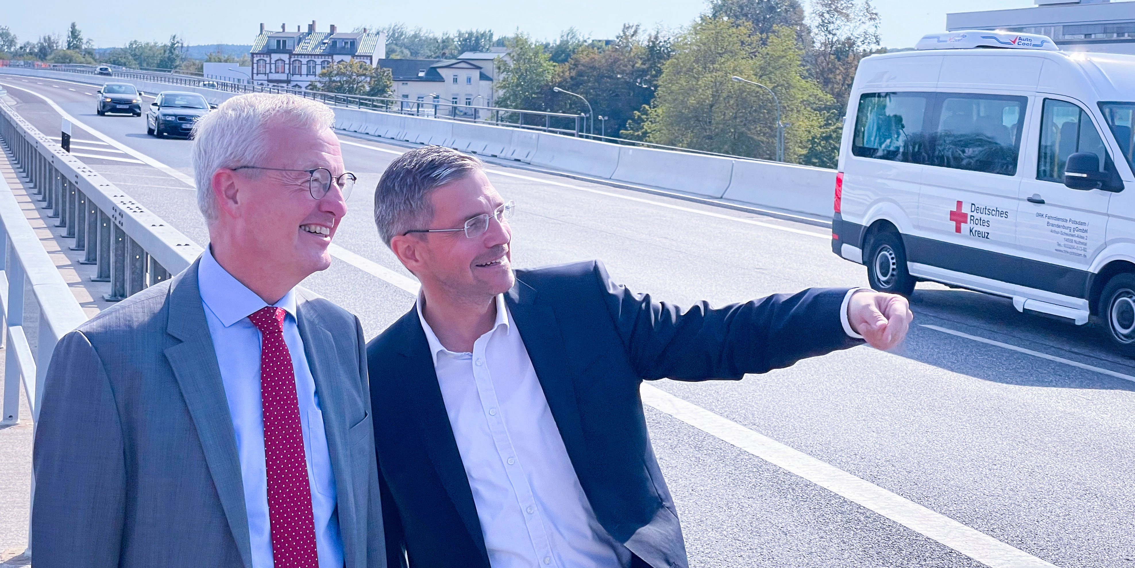 Verkehrsfreigabe in Potsdam: Neue Hochstraßenbrücke 
