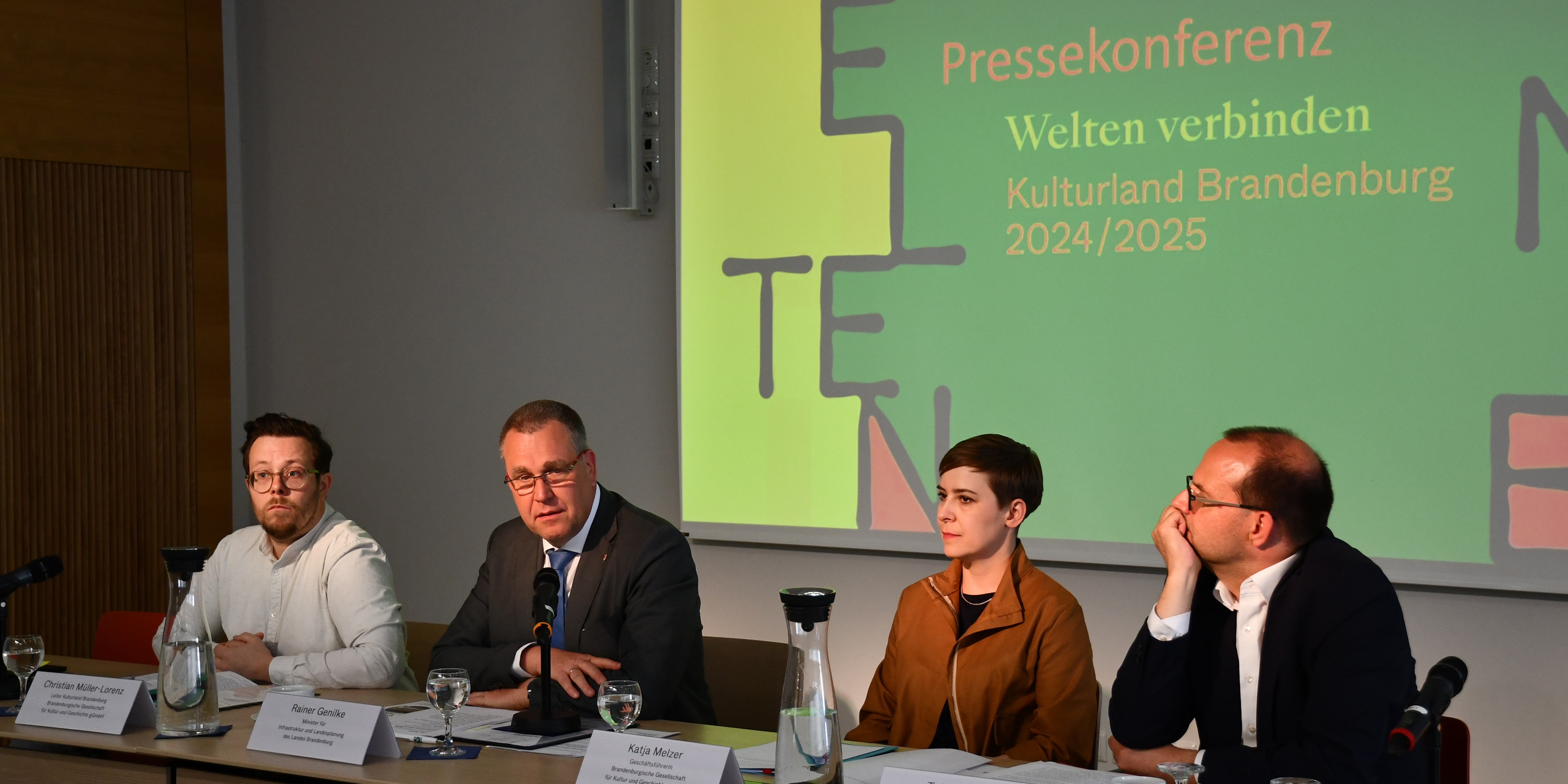 Pressekonferenz Kulturland Brandenburg 2024