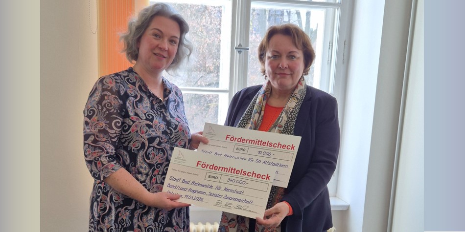 Foto der Scheckübergabe