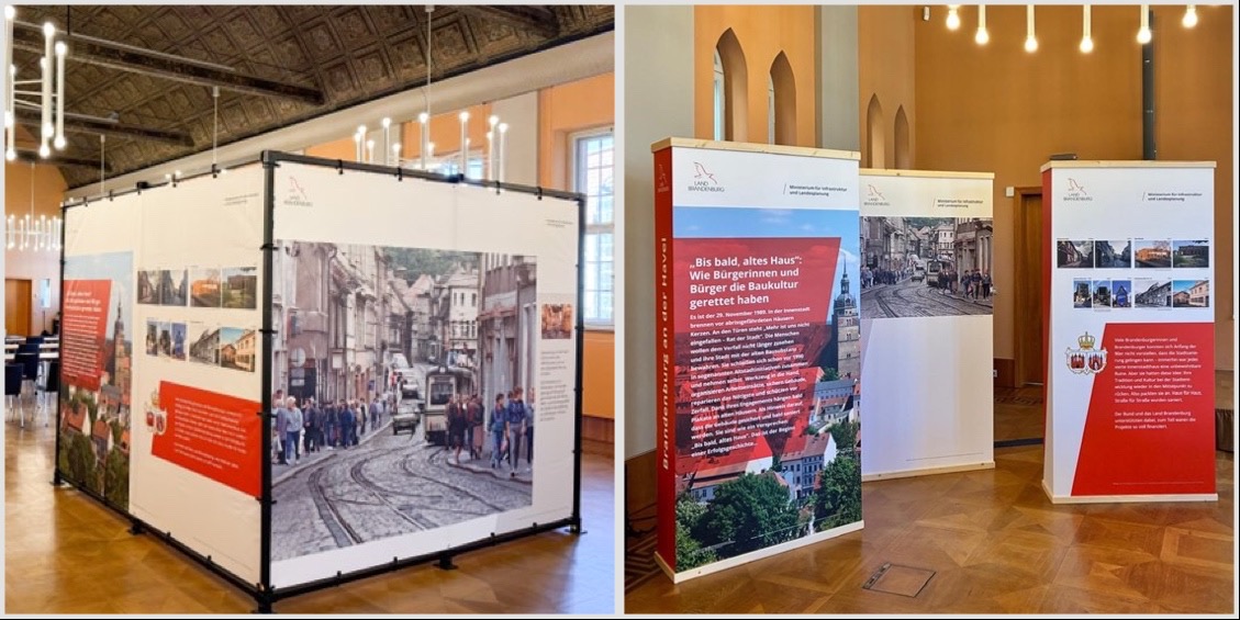 Outdoor-Ausstellungswürfel und Indoor-Aufsteller