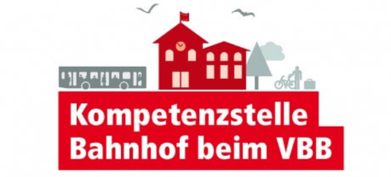 Logo der Kompetenzstelle Bahnhof des Verkehrsverbund Berlin-Brandenburg (VBB)