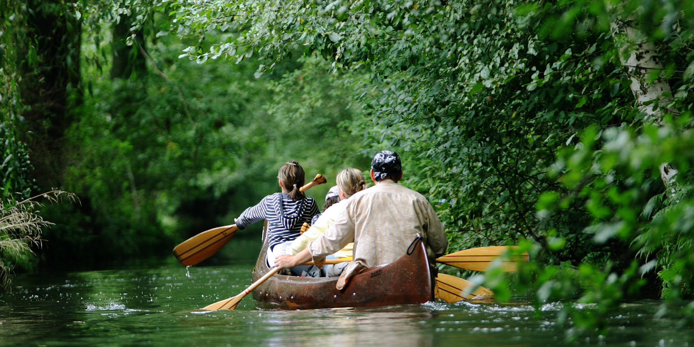 Kanutour im Spreewald