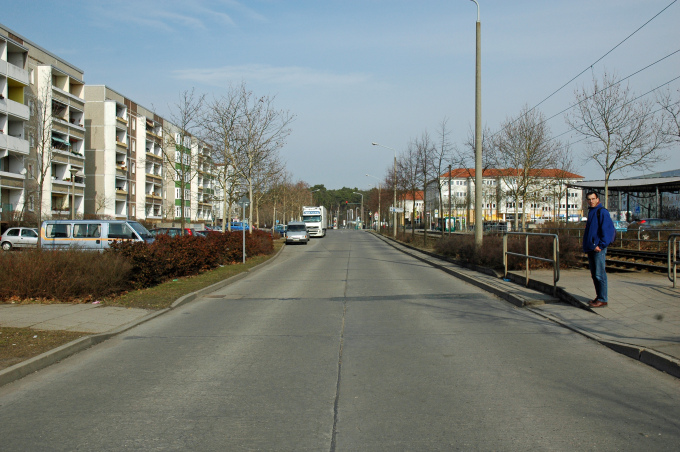 Nicht nur Gebäude spielen bei der Städtebauförderung eine Rolle, sondern auch Parks, Plätze und Straßenraum. Wie hier...