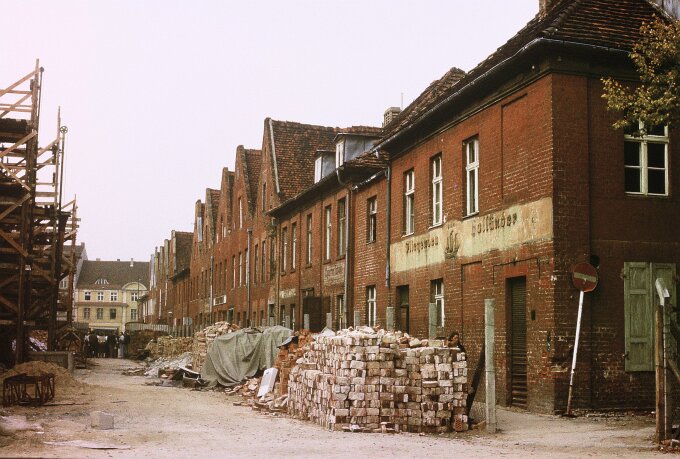 Gleichzeitig begann man sich um die großen Baustellen in der Innenstadt zu kümmern, wie hier...